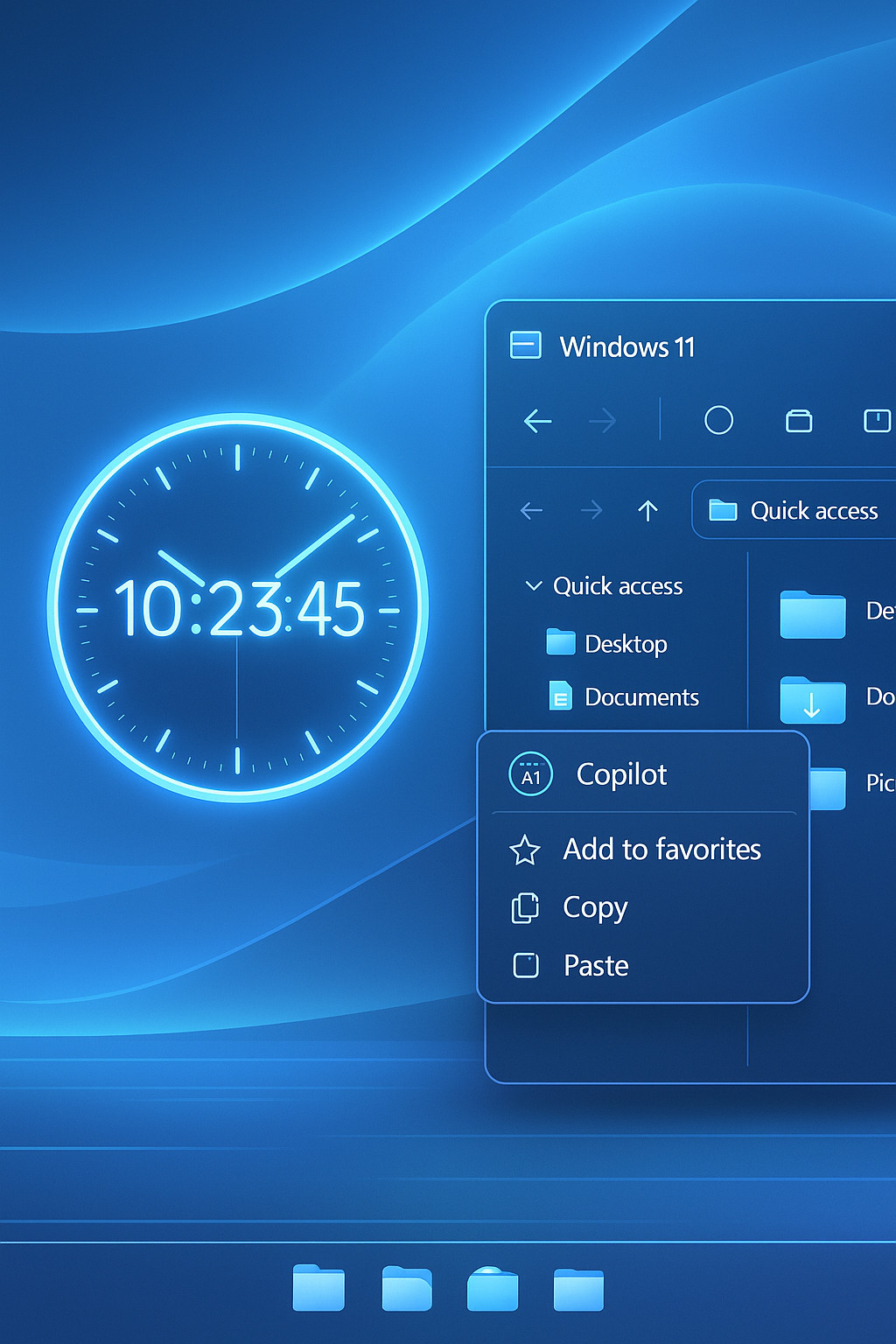 Windows 11 Canary build akhirnya kembalikan detik pada jam dan hadirkan fitur AI actions di File Explorer